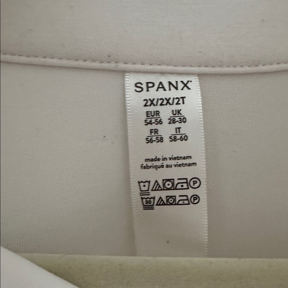 Spanx White Air Essentials Half-Zip Sweatshirt - image 4
